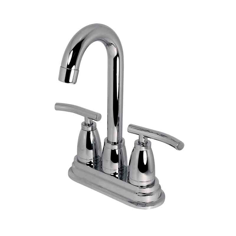 Mezcladora P/Lavabo Pico T/Bar 24-Bt C/Cer A/Crom