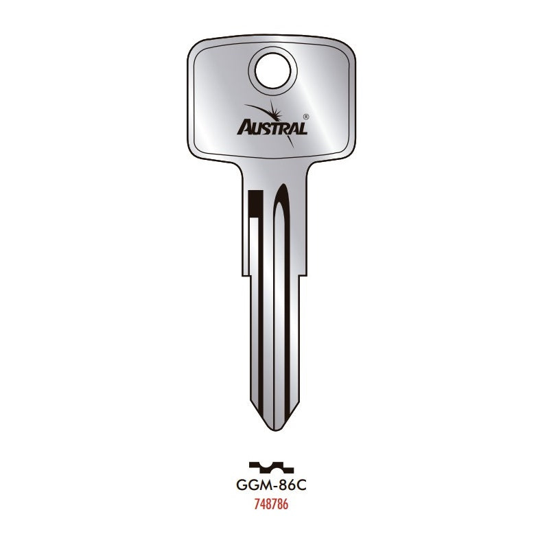 Forma Para Llave Ggm-86C Mx(Nq) Austral