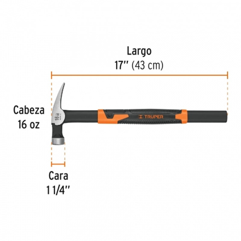 Martillo M/Tubular P/Cimbra Mcim-16 Truper