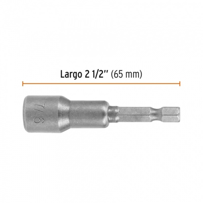 Dados Magnéticos 7/16 Pude-9087 5 Piezas Truper