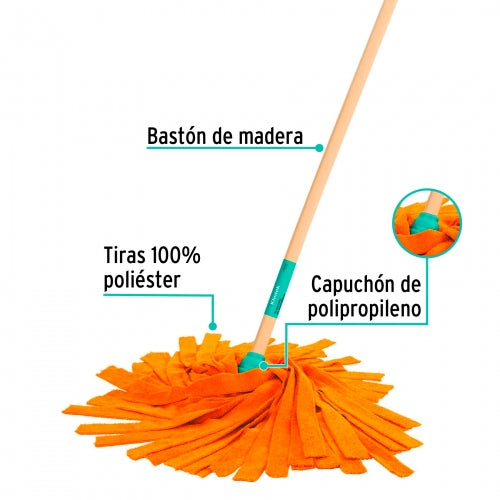 Trapeador Tiras Microfibra Mech-175S Klintek