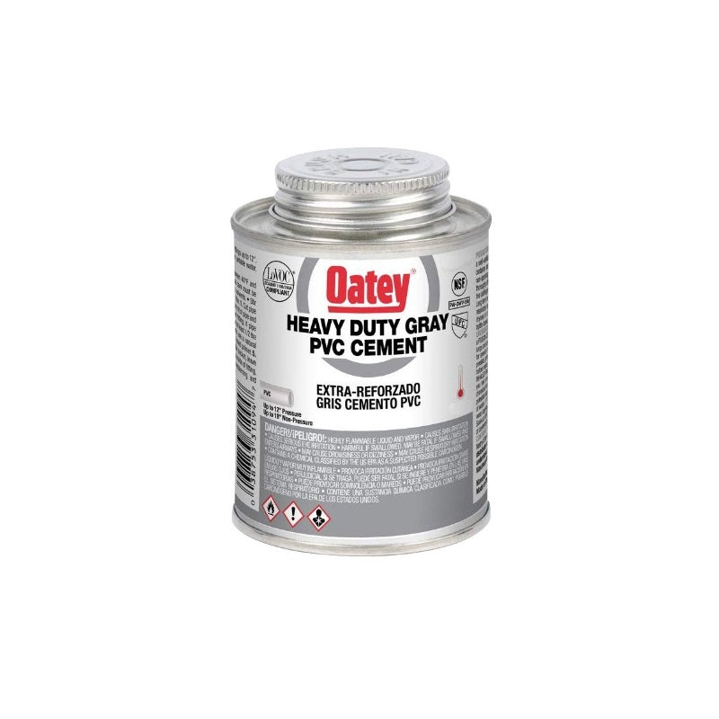 Pegamento Pvc Gris Heavy Duty 4Oz 1/8 32378 Oatey