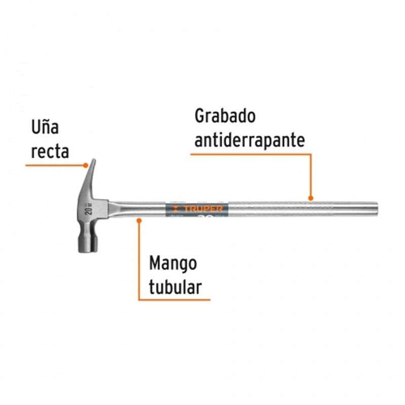 Martillo De Uña Recta Mtr-20 Truper