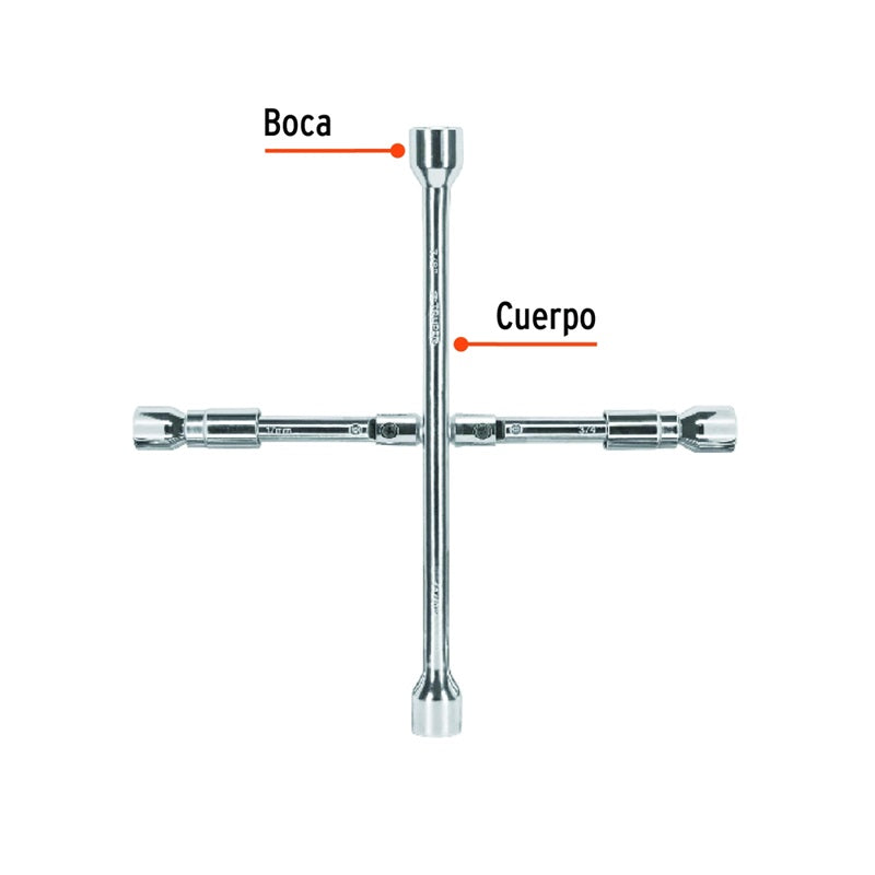 Cruceta Para Auto 14" En Blister Llcr-14X Truper