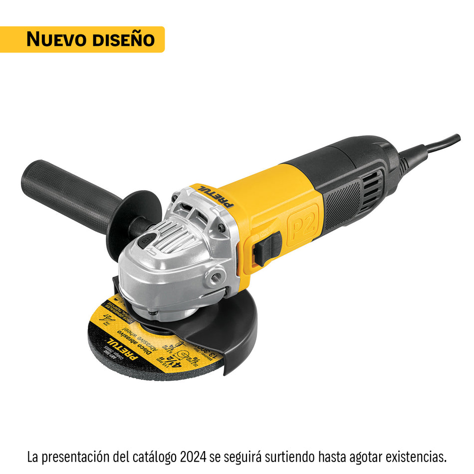 Esmeriladora Angular 41/2"Esma-4-1/2P2 Pretul