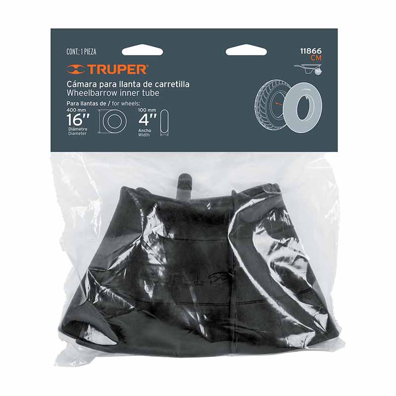 Camara P/Llanta De Carretilla Cm Truper