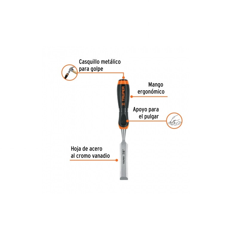 Formon Para Madera De 7/8" Ft-7/8 Truper