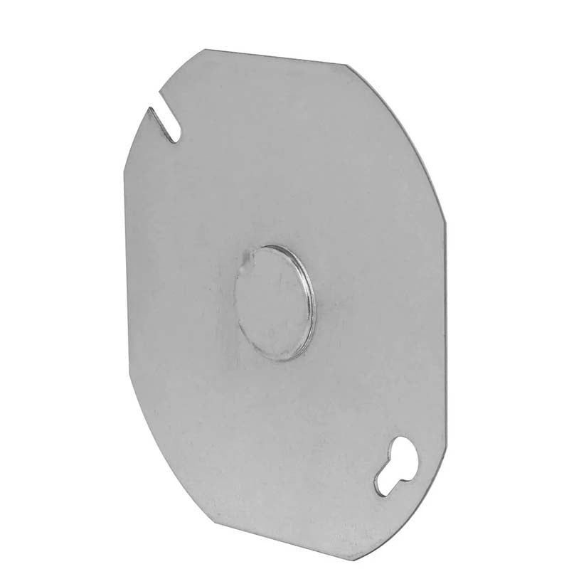 Tapa Octagonal Metalica Para Caja De 4"Jvd278