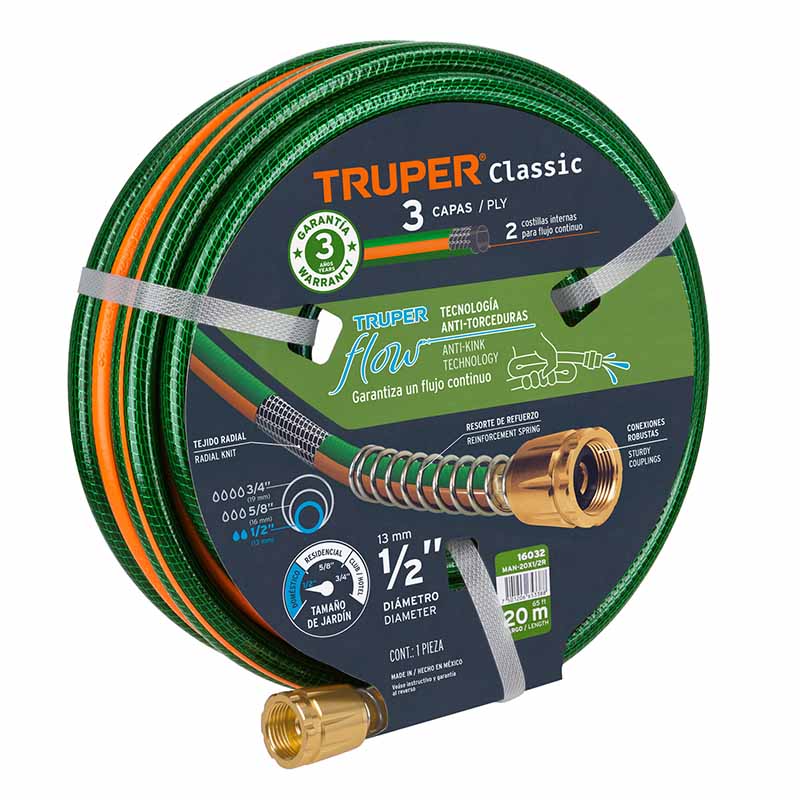 Manguera Jardin Ref. Man-20X1/2R Truper