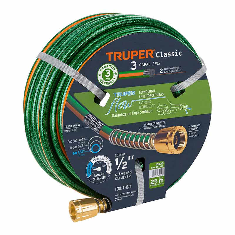 Manguera Jardin Ref. Man-25X1/2R Truper