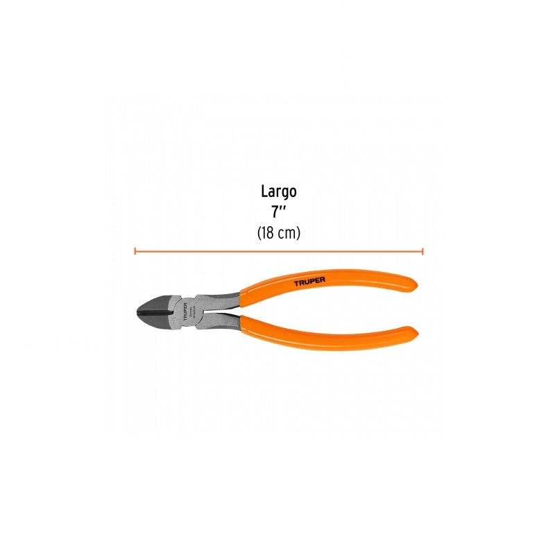 Pinza De Corte Diagonal 7" T202-7 Truper