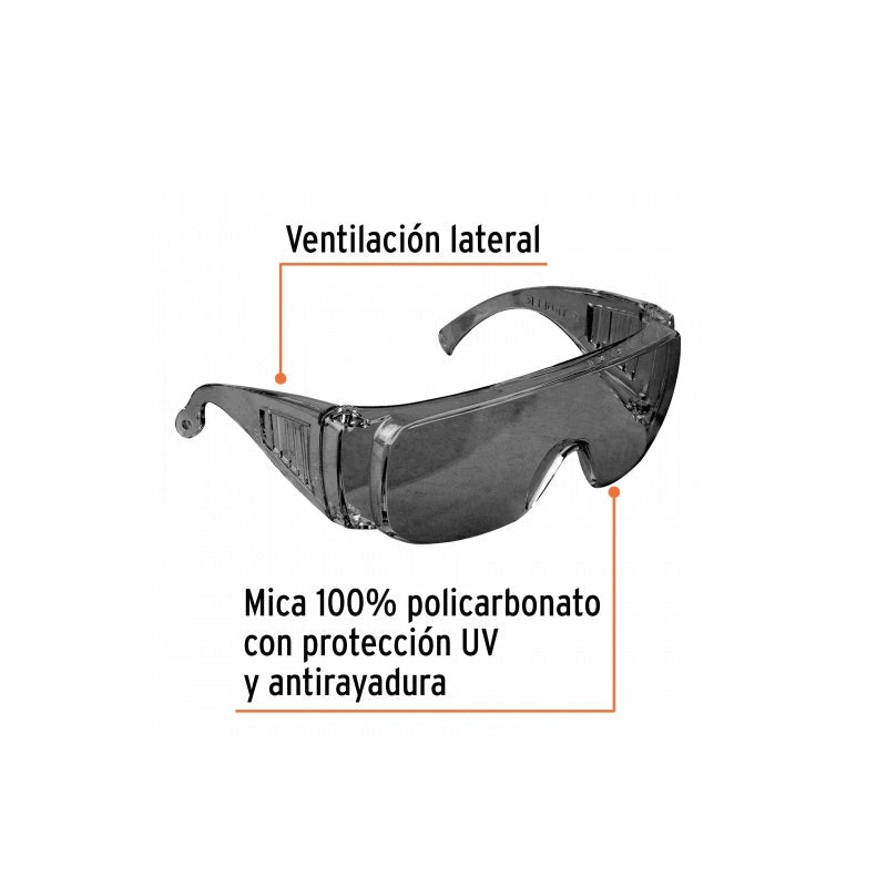 Lentes De Seguridad Gris Len-Sn