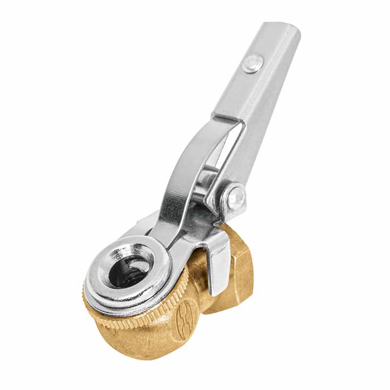 Inflador Sencillo/Latón C/Clip Boch Truper
