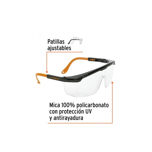 Lentes de seguridad LEN-2000 Truper: protección y comodidad