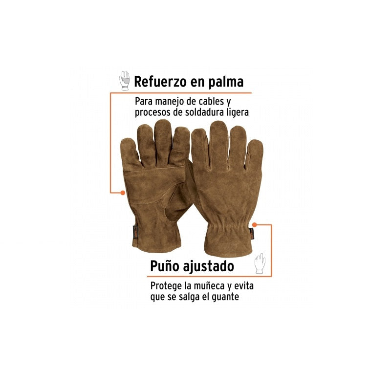 Guantes De Carnaza Premium Gu-715/Gux-Va Truper