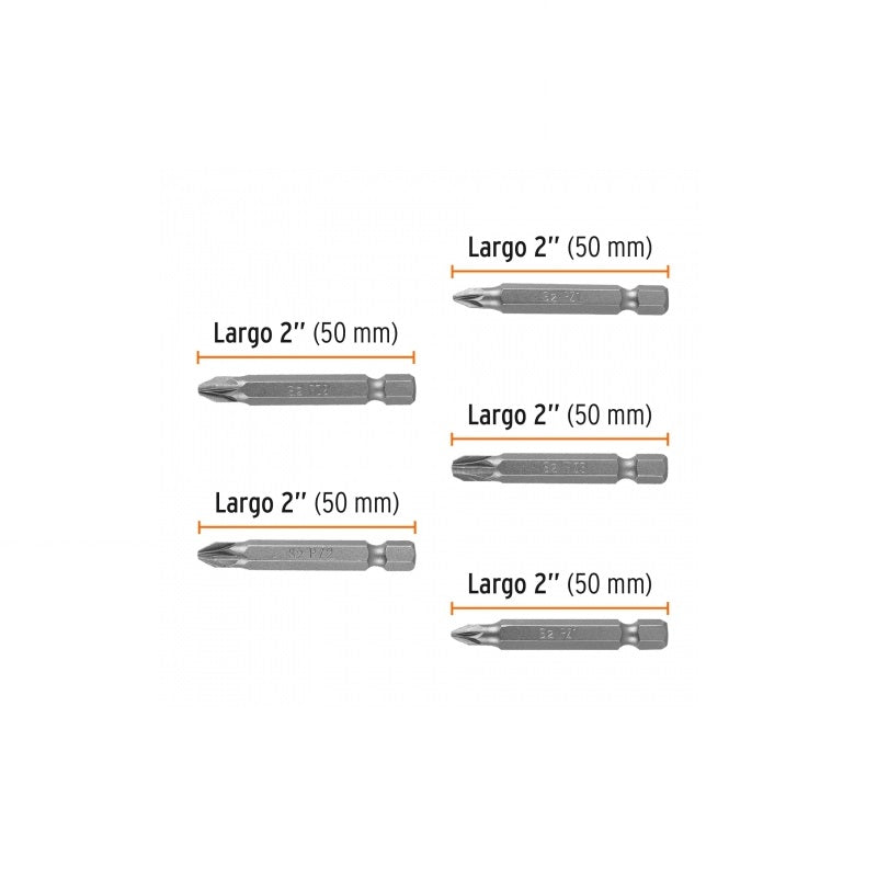 Puntas Pozidriv Para Desarmador 2" Pude-2002 Truper