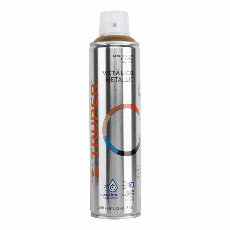 Pintura Aerosol Oro Metálico Pam-Or Truper