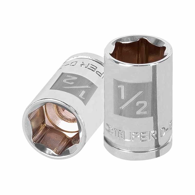 Dado Std 3/8"X1/2" 6 Puntas D-3816-H Truper