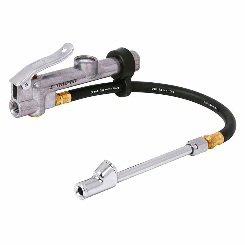 Inflador Doble C/Calibrador Infca Truper