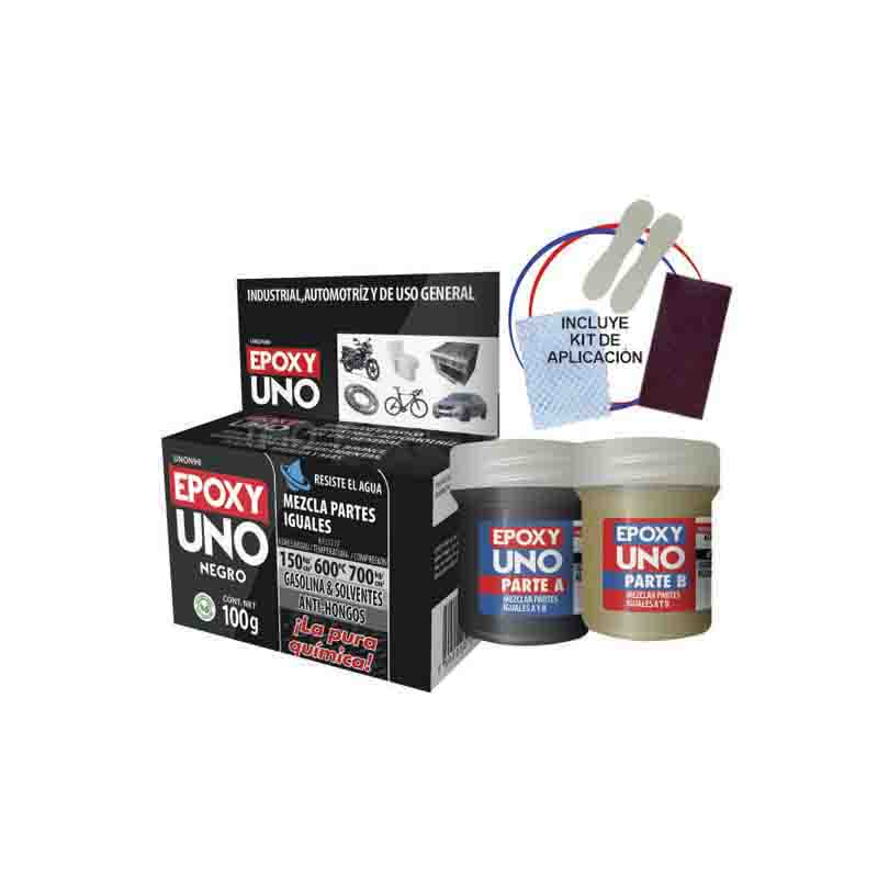 Adhesivo Epoxy Uno U.G Negro 100Grs Unon98