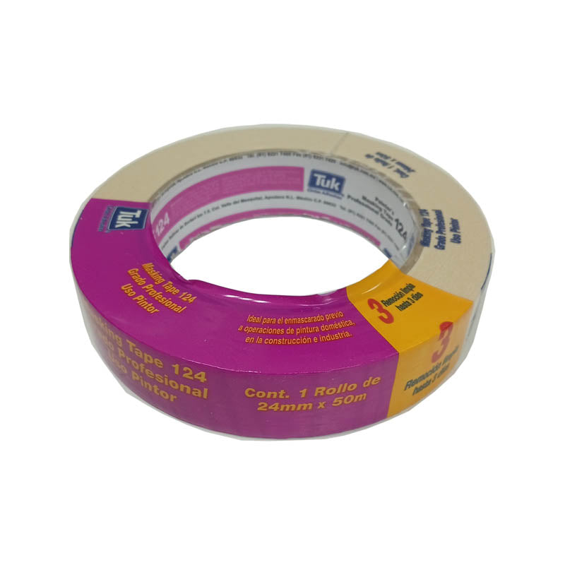 Cinta masking tape tipo 124 1" tuk