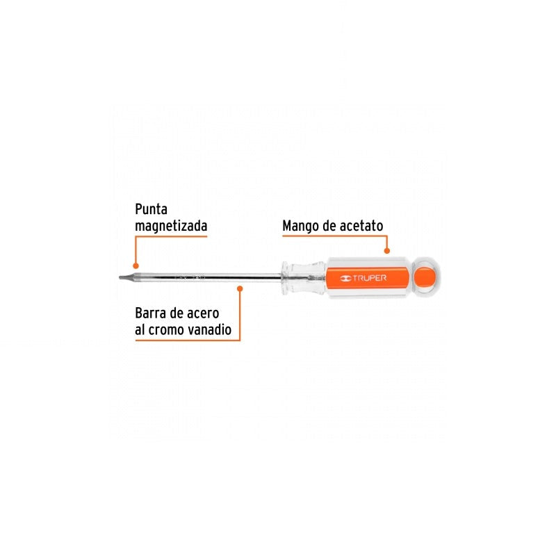 Desarmador Punta Torx 10 Dt-10 Truper