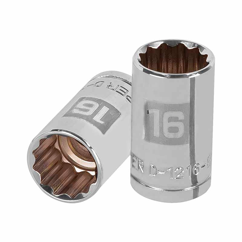 Dado Mm 1/2"X16Mm Estriado D-1216-Em Truper