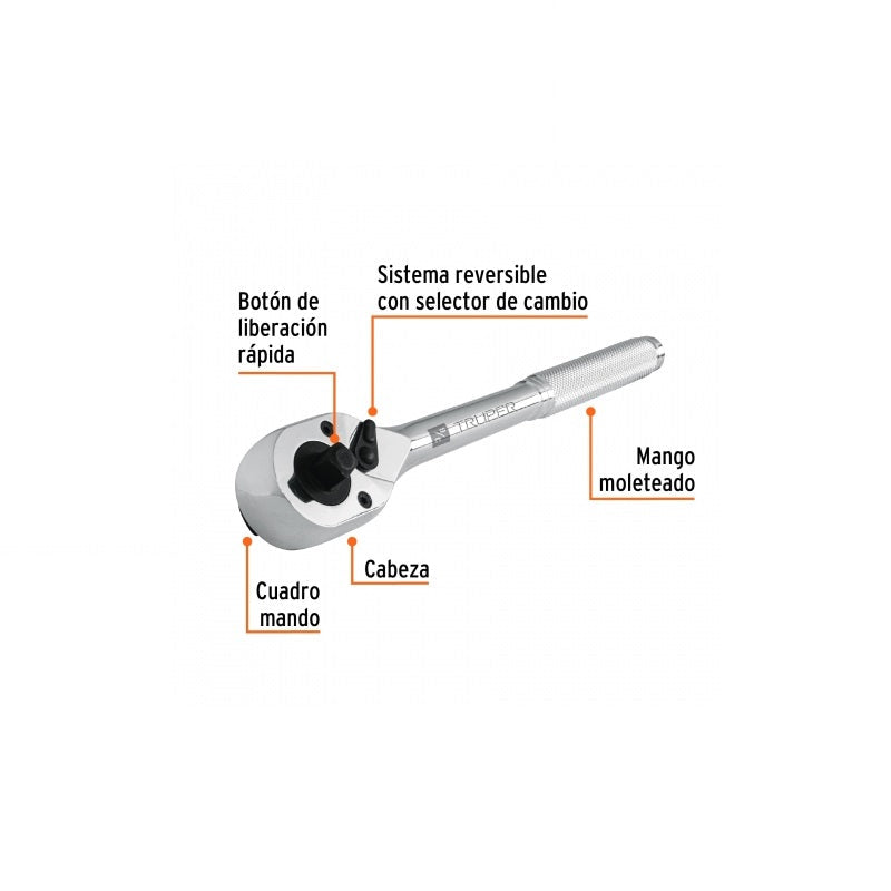 Matraca Doble 3/8"-12" M-3812 Truper