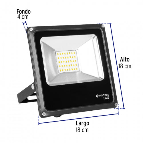 Reflector Ultra Delgado Led Ref-301L Volteck