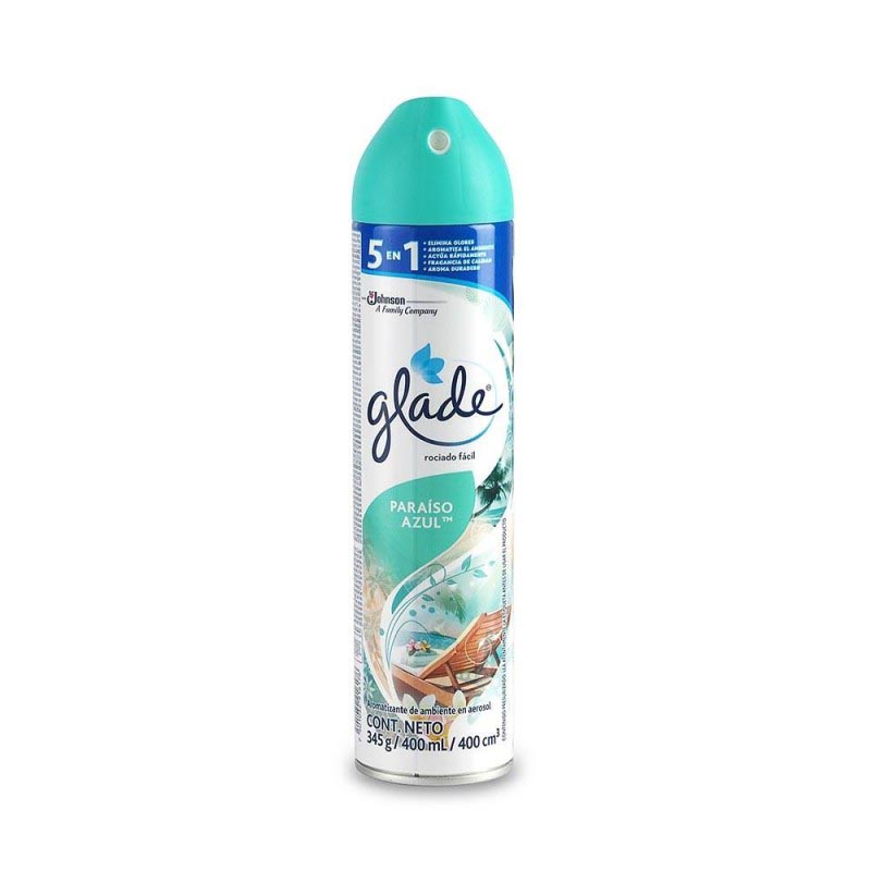 Aromatizante Glade Paraiso Azul 400Ml Aerosol