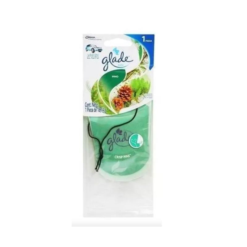 Aromatizante Papel P/Auto Glade Pino 18.14Gr