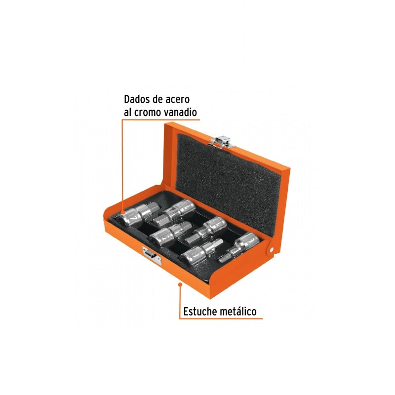 Juego 6 Pun Allen Mm Mando 1/2 Jph-1/2X6M