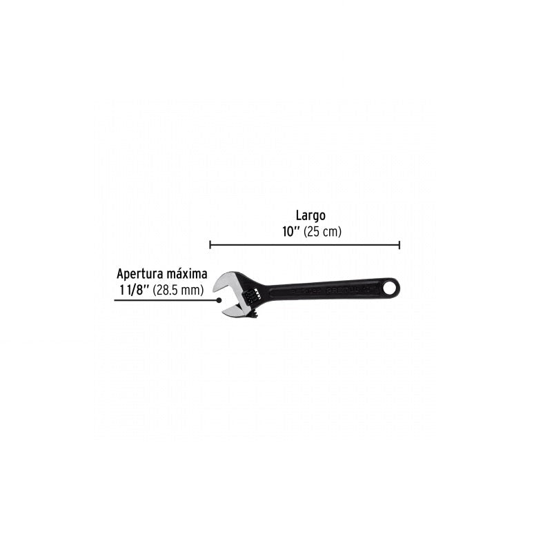 Llave Ajustable Pavonada 10" Pet-10Pp Pretul