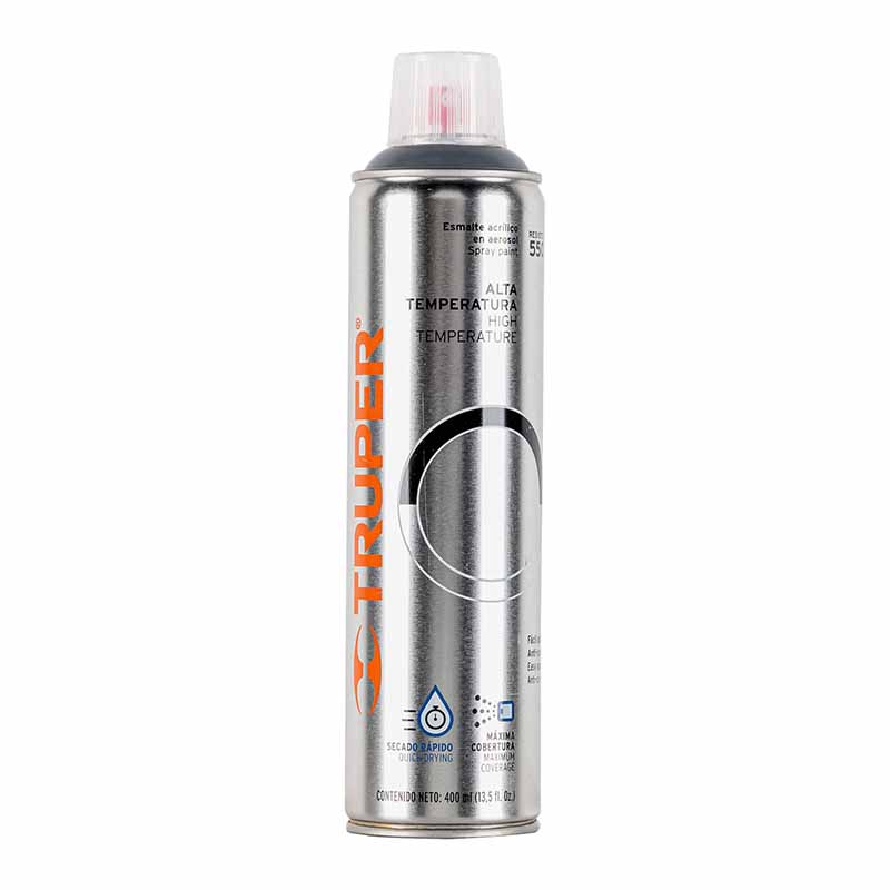 Pintura Aerosol Aluminio Alta Temp.Pa-Alte-A Trupe