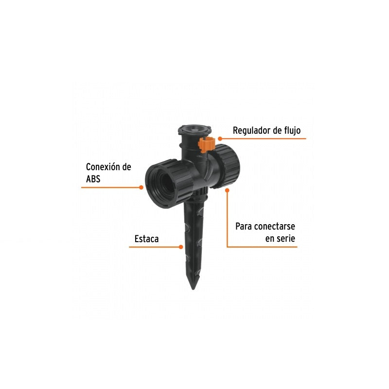 Mini Aspersor Plastico 360 Asmi-360 Truper