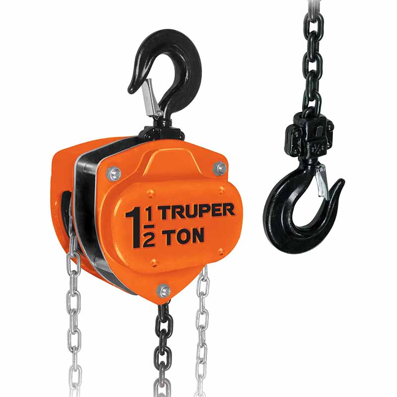 Polipasto 1.5 Ton Con Cadena Pol-11/2 Truper