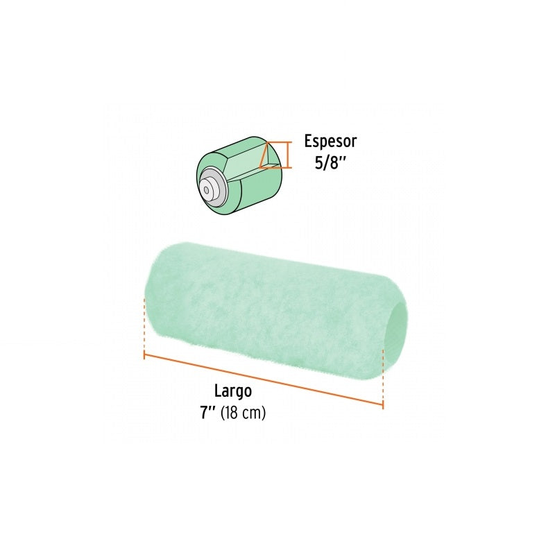 Repuesto Para Rodillo 7"X5/8" R-Ropi-715 Truper