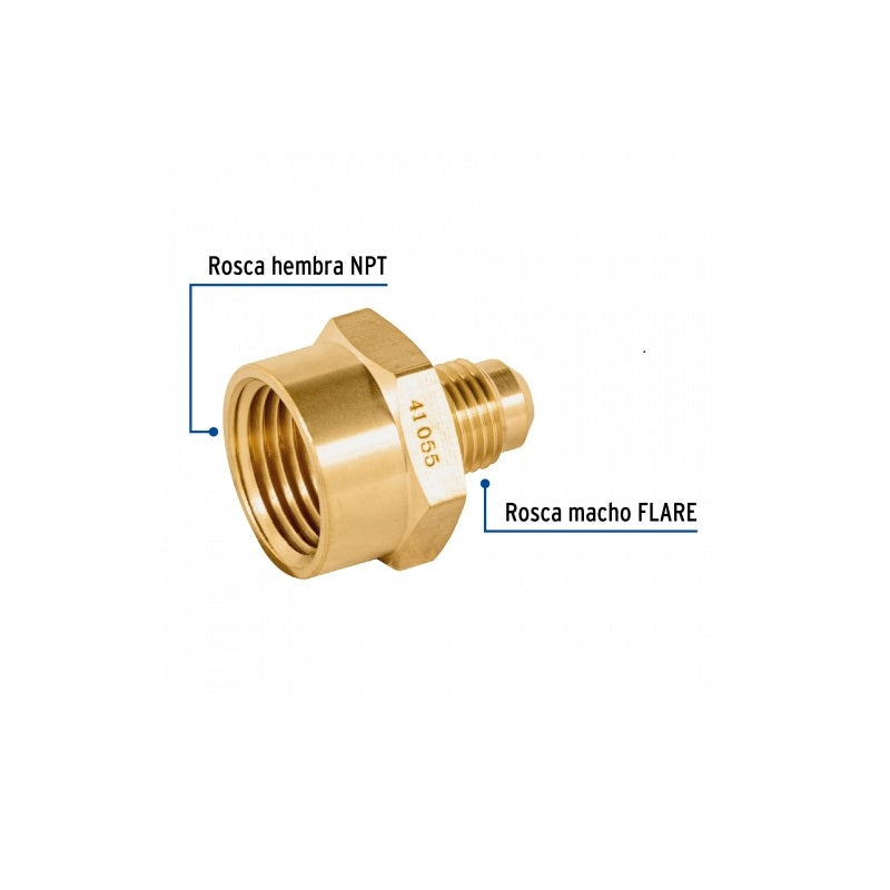 Niple Campana Para Gas 5/16X1/2 Clg-497N Foset