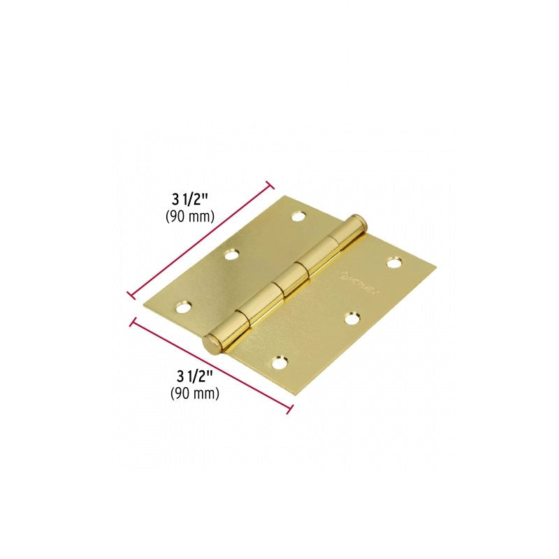 Bisagra Cuadrada 31/2 Latonado Bc-351Pp Hmx Caja Con 10 piezas