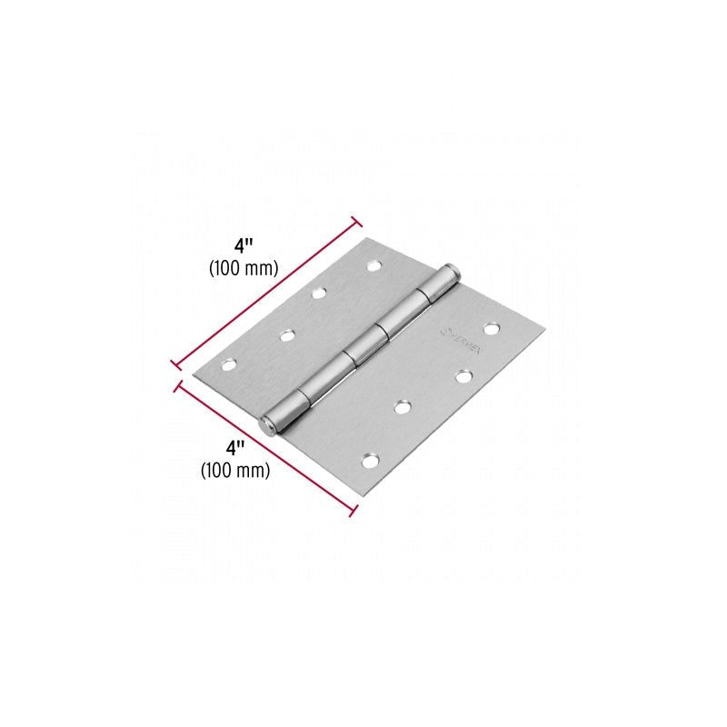 Bisagra Cuadrada 4" Bc-403Pp Cromo Hermex Caja Con 10 piezas