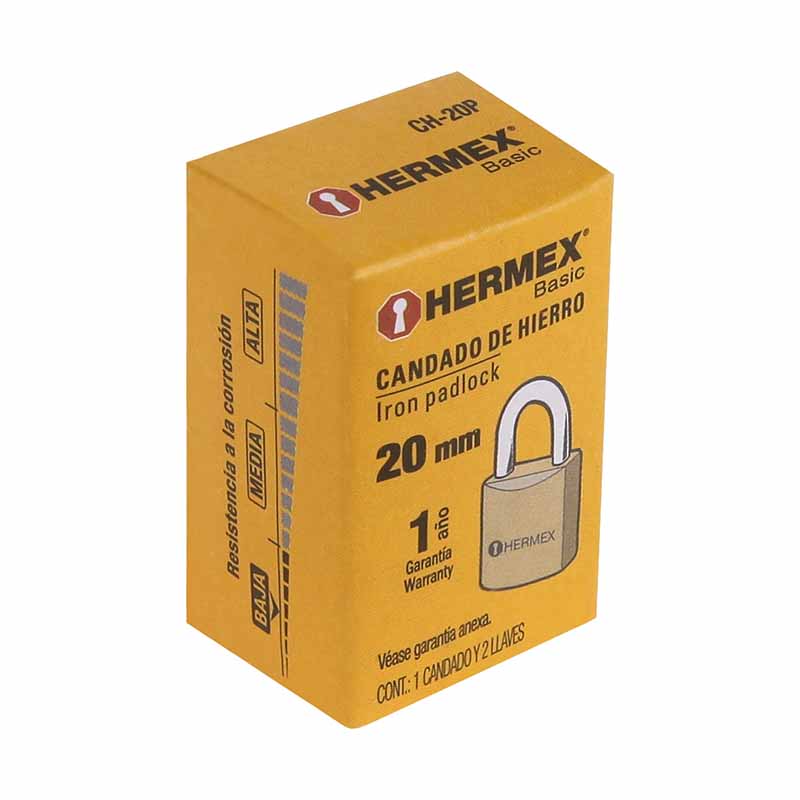 Candado Hierro 20Mm Ch-20P Caja Hermex