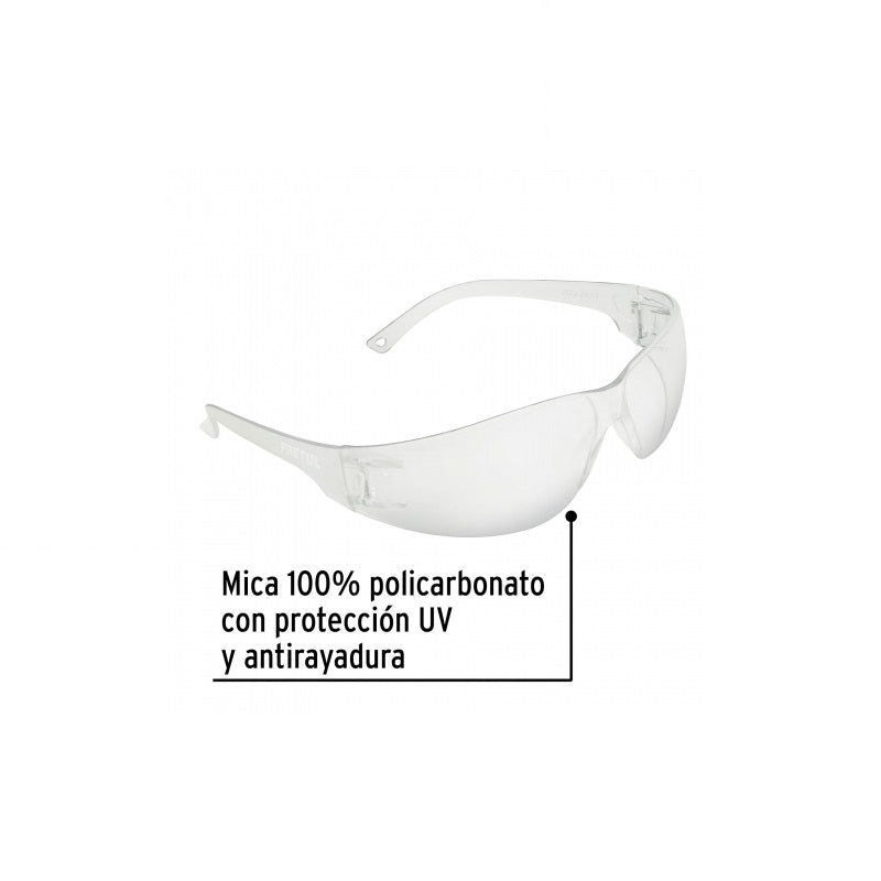 Lentes De Seguridad Transparentes Len-St-P Pretul