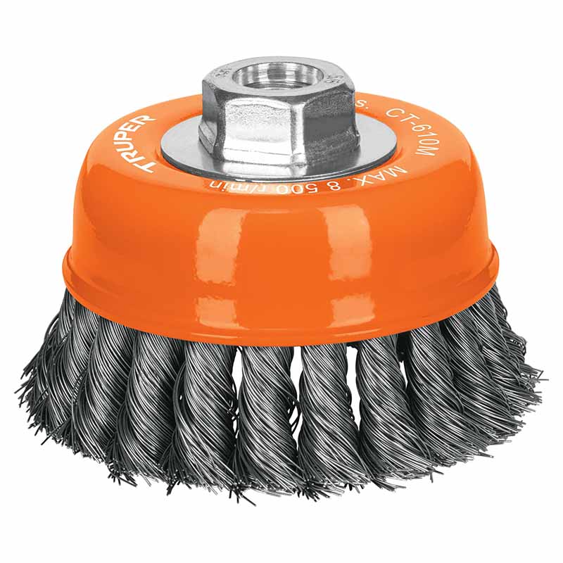 Carda Copa Alambre 4"Mm Para Esmeril Ct-610M Truper