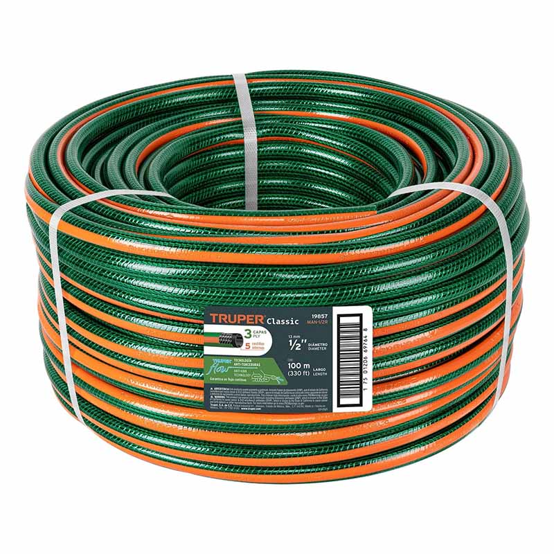 Manguera 1/2" Reforzada Man-1/2R Truper (100 MTS)