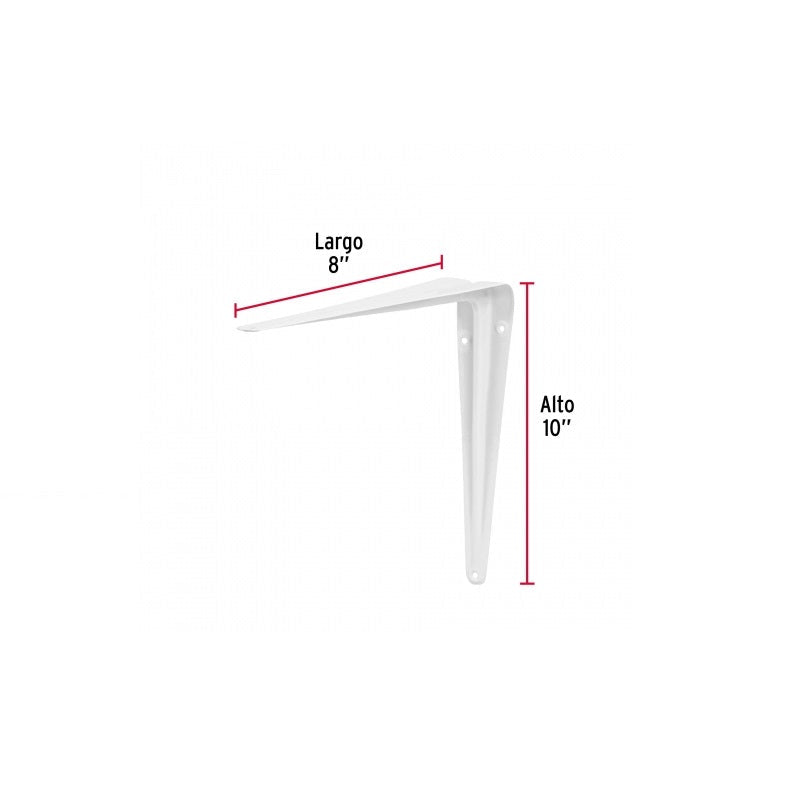 Mensula 8X10 Blanca Me-10B Fiero