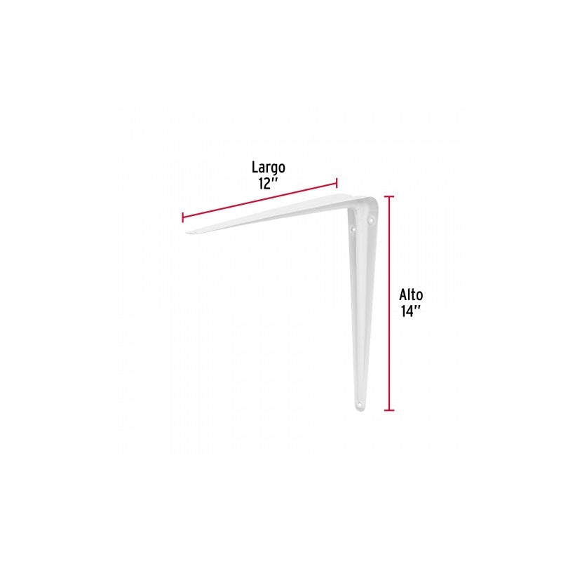 Mensula 12X14" Blanca Me-14B Fiero