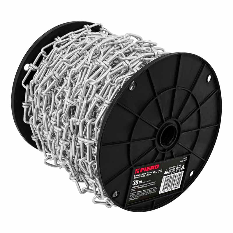 Cadena Tipo Víctor 3.4Mm Cade-35 Fiero (Carrete de 30 mts)