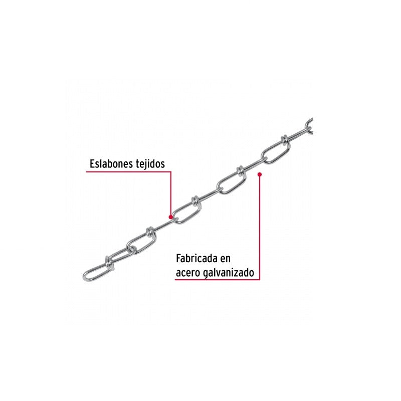 Cadena Tipo Víctor 2.0Mm Cade-20 Fiero (Carrete de 30 mts)