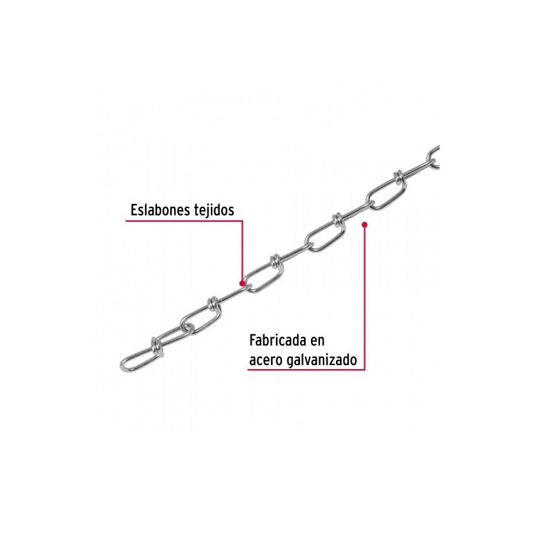 Cadena Tipo Victor 2.3Mm Cade-25 Fiero (Carrete de 30 mts)