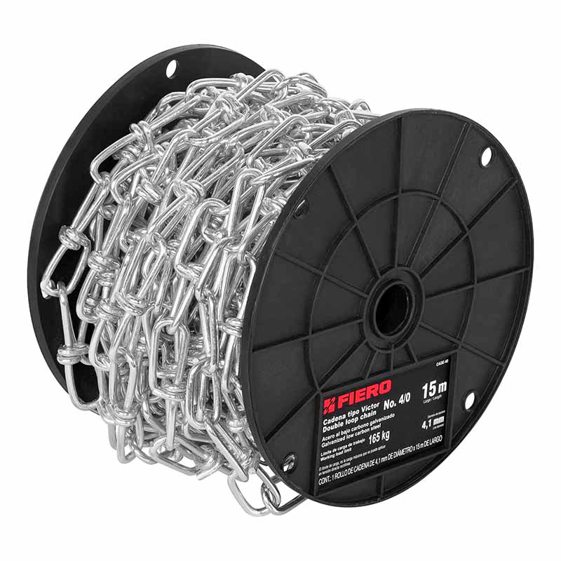 Cadena Tipo Victor 4.1Mm Cade-40 Fiero (Carrete de 15 mts)